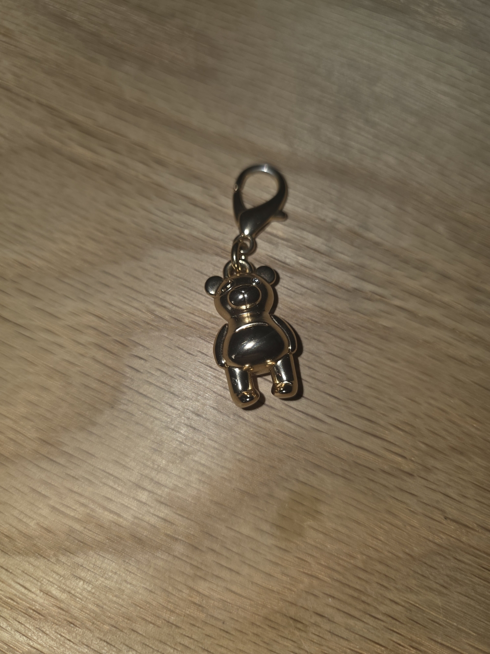 Coach Gold Teddy Bear Bag Charm